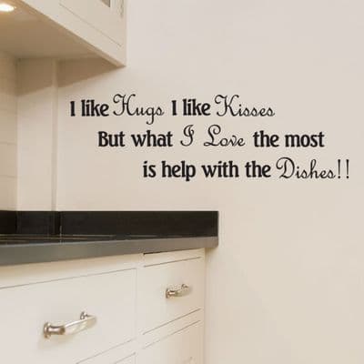 I Like Hugs I Like Kisses Sticker