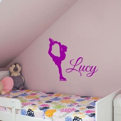 Ice Skater Wall Sticker