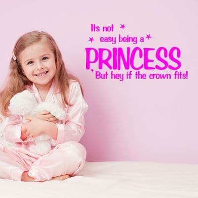 If The Crown Fits Wall Quote