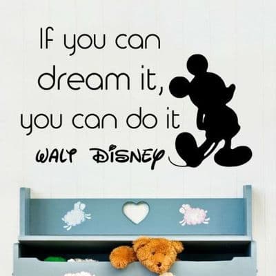 If You Can Dream It Wall Quote Sticker