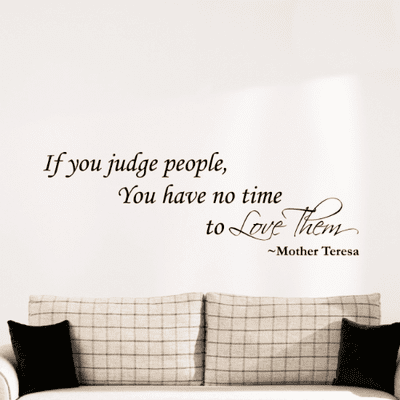 If You Judge People Quote Sticker