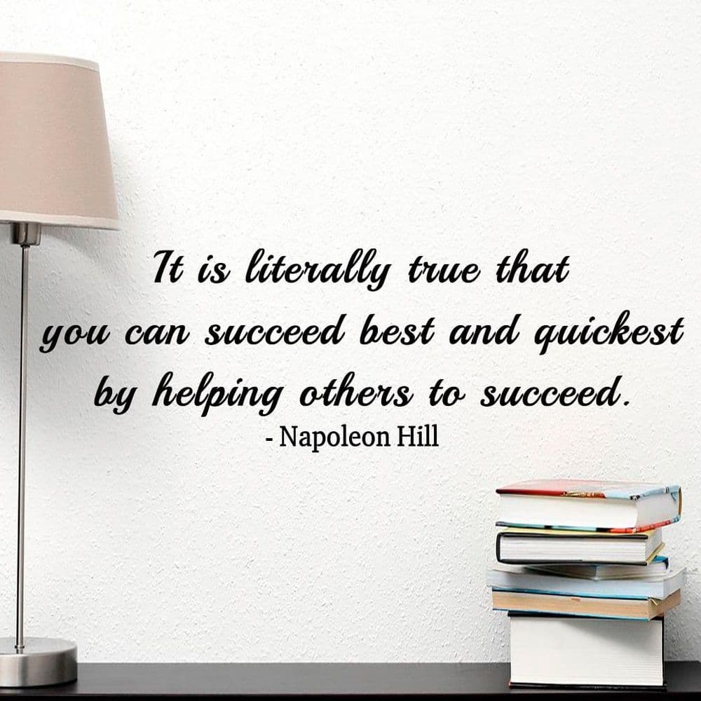 It Is Literally True Wall Quote Sticker