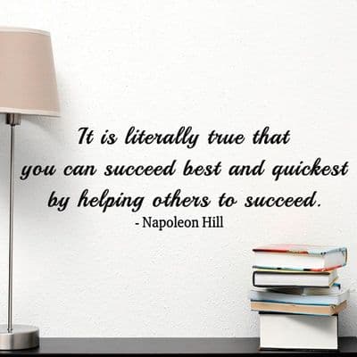 It Is Literally True Wall Quote Sticker