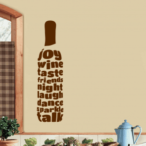 Joy Wine Taste Kitchen Art