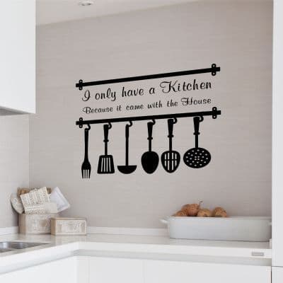 Kitchen Wall Quote Stickers