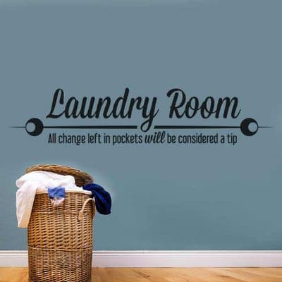 Laundry Room Art All Change Left In Pockets