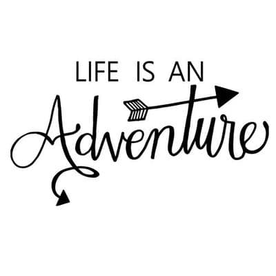 Life Is An Adventure Wall Sticker