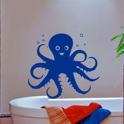 Octopus Bathroom Wall Sticker