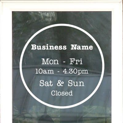 Office Hours Door Signs