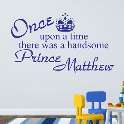 Once upon a Time Prince Wall Stickers