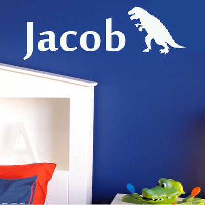 Personalised Dinosaur Wall Sticker