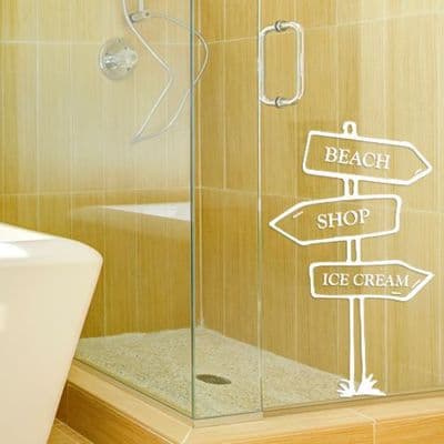 Personalised Direction Wall Sticker