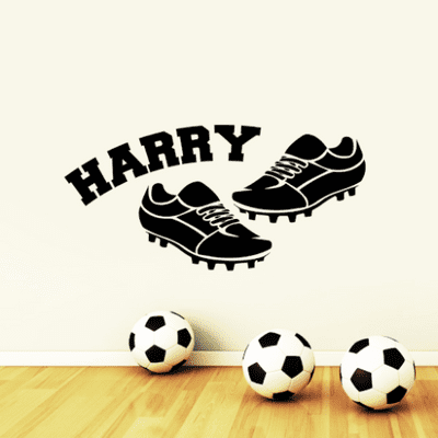 Personalised Football Boots Sticker