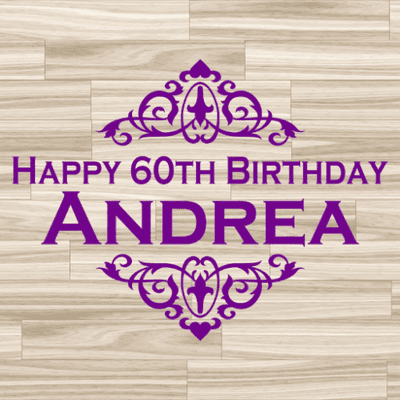 Personalised Happy Birthday Floor Sticker