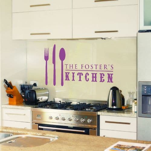 Personalised Kitchen Sticker