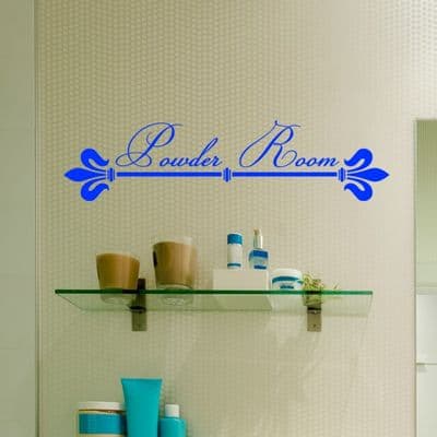 Powder Room Wall Sticker