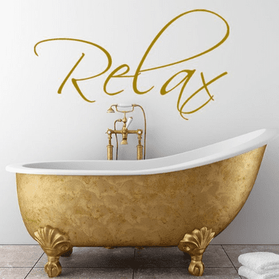 Relax Bathroom Wall Sticker
