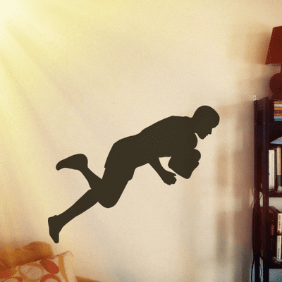 Rugby Player Wall Sticker