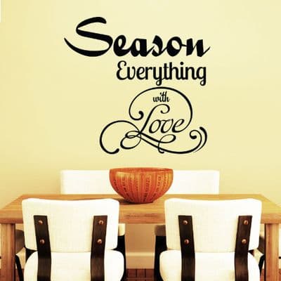 Season Everything With Love Wall Art