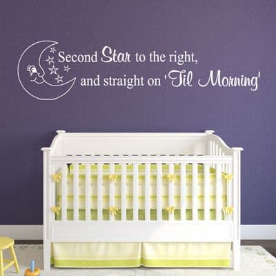 Second Star To The Right Wall Quote