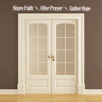 Share Faith Wall Quote