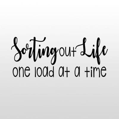 Sorting Out Life Laundry Room Art