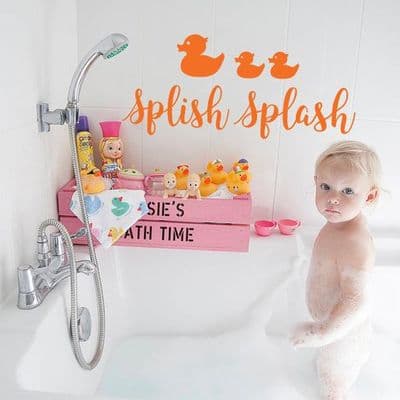 Splish Splash With Ducks Sticker