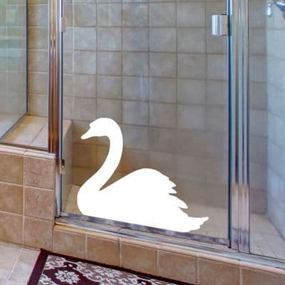 Swan Bathroom Wall Sticker