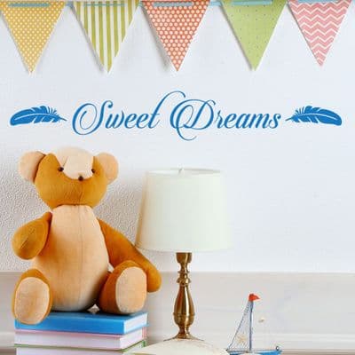 Sweet Dreams & Feather Sticker