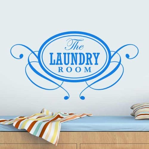 Room Sign Sticker The Laundry Room Sign Sticker