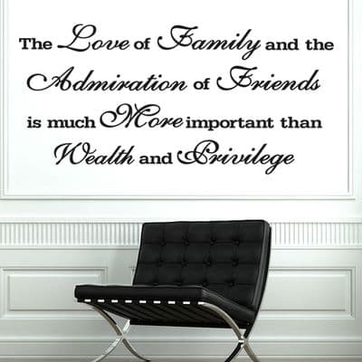 The Love Of Family Wall Sticker