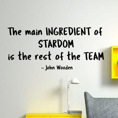 The Main Ingredient Wall Quote Sticker