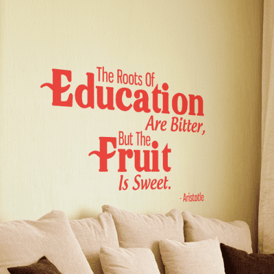 The Roots Of Education Wall Sticker