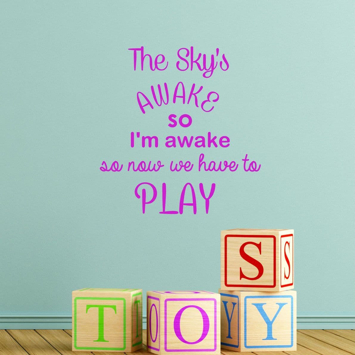 The Sky s Awake So I m Awake Wall Sticker