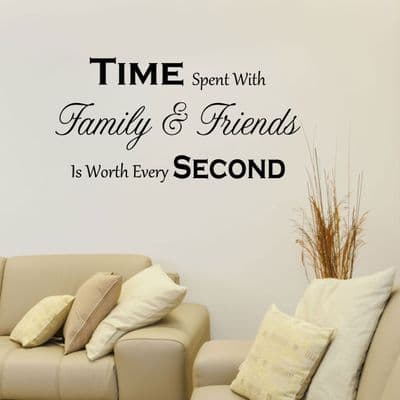Time Spent With Family Wall Sticker