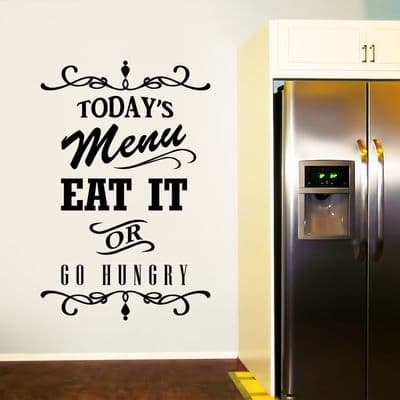Today's Menu Kitchen Sticker