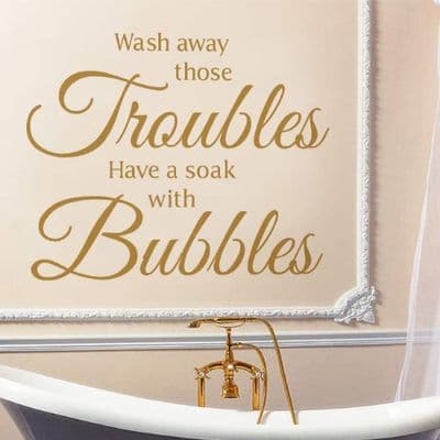 Wash Away Those Troubles Sticker