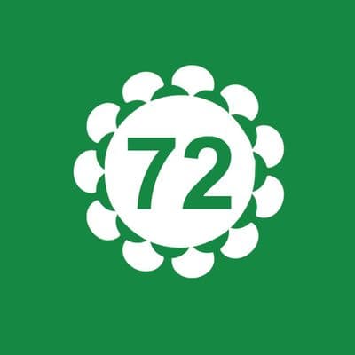 Wheelie Bin Sticker Flower Shape