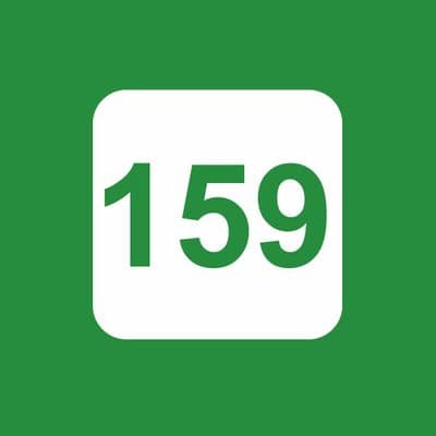 Wheelie Bin Sticker Square Shape