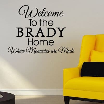 Where Memories Are Made Wall Sticker