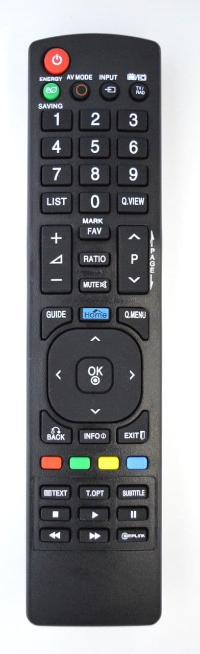 Aftermarket 32LK330 Remote Control for LG Tv
