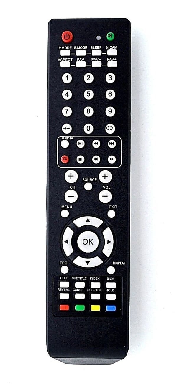 Currys Essentials C15DIGB10 C15DVDB10 Remote Control