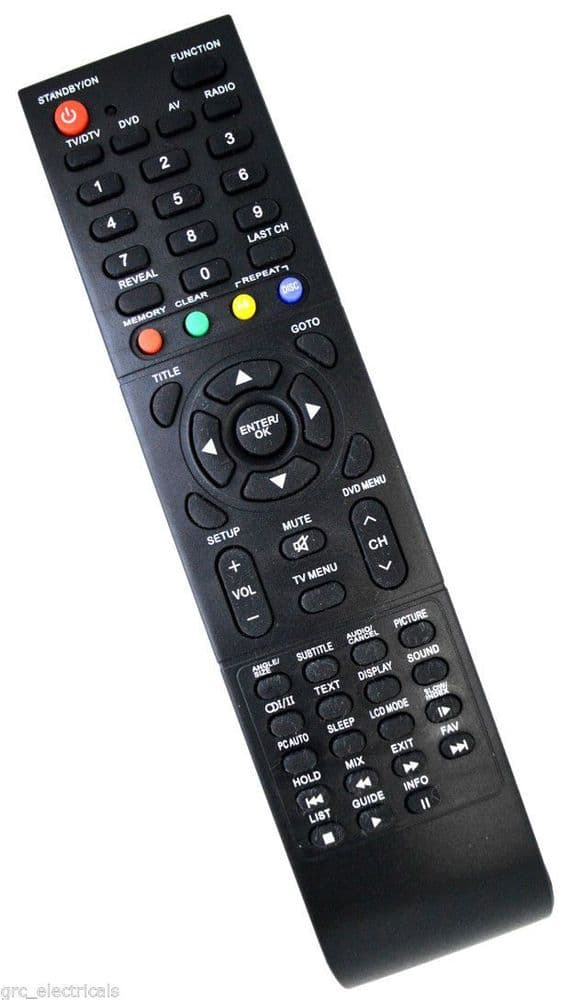 Logik L19LID648 Tv Remote Control