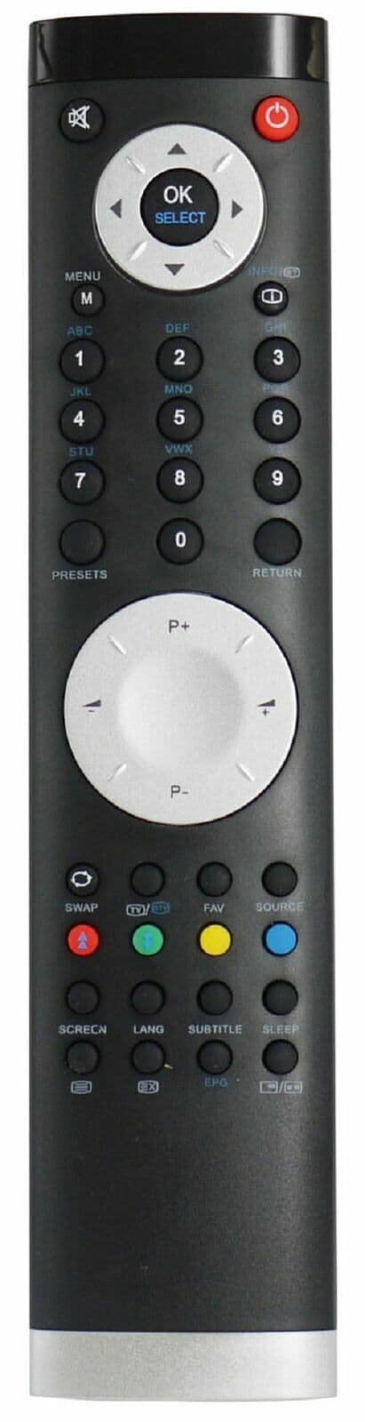 LUXOR LUX-32-875-TVB-FHD LUX32875TVB Remote Control