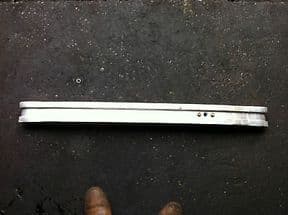 PORSCHE 986 BOXSTER REAR BUMPER REINFORCER BAR BREAKING