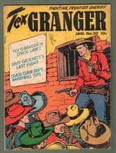 1949 western Comic book Tex Granger #20 great contents #279