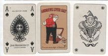 Advertising collectible playing cards . Andrew's Liver Salts.