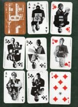 Advertising Non-standard playing cards courts. B & K Agency,