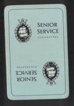 Advertising playing cards Senior Service cigarettes