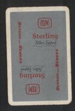 Advertising playing cards Sterling cigarettes Benson & Hedges